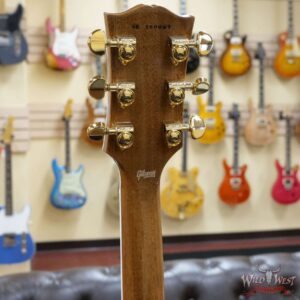 Gibson Custom Shop M2M Hand Selected 5A Quilt Maple Top Les Paul Custom Ebony Board with Tree of Life Inlay Aqua Blue - Image 11
