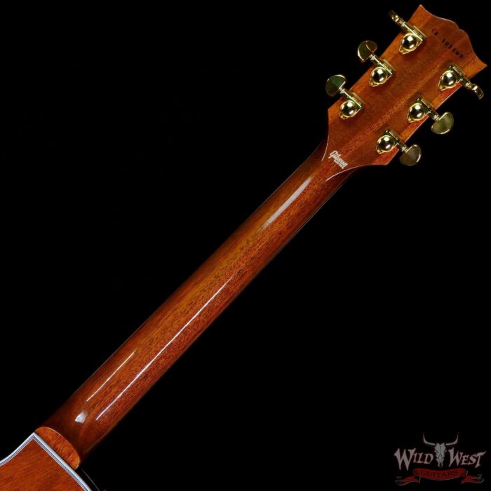 Gibson Custom Shop M2M Hand Selected 5A Quilt Maple Top Les Paul Custom Ebony Board with Tree of Life Inlay Chablis Pink (Blemish) - Image 5