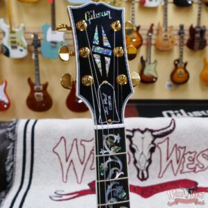 Gibson Custom Shop M2M Hand Selected 5A Quilt Maple Top Les Paul Custom Ebony Board with Tree of Life Inlay Chablis Pink (Blemish) - Image 7