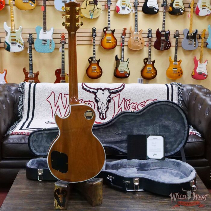 Gibson Custom Shop M2M Hand Selected 5A Quilt Maple Top Les Paul Custom Ebony Board with Tree of Life Inlay Chablis Pink (Blemish) - Image 9