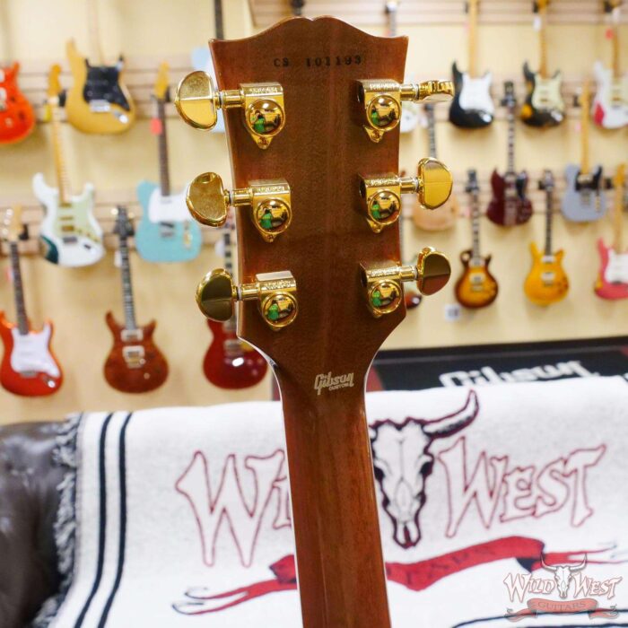 Gibson Custom Shop M2M Hand Selected 5A Quilt Maple Top Les Paul Custom Ebony Board with Tree of Life Inlay Chablis Pink (Blemish) - Image 10