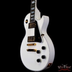 Gibson Custom Shop Les Paul Custom w/ Ebony Fingerboard Gloss Alpine White - Image 2