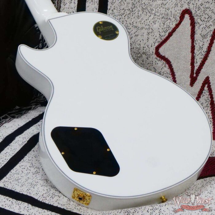 Gibson Custom Shop Les Paul Custom w/ Ebony Fingerboard Gloss Alpine White - Image 11