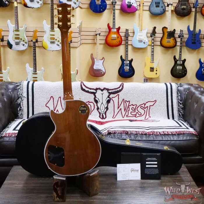 Gibson Custom Shop M2M Koa Top Les Paul Custom Natural - Image 9