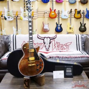 Gibson Custom Shop M2M Koa Top Les Paul Custom Natural - Image 6