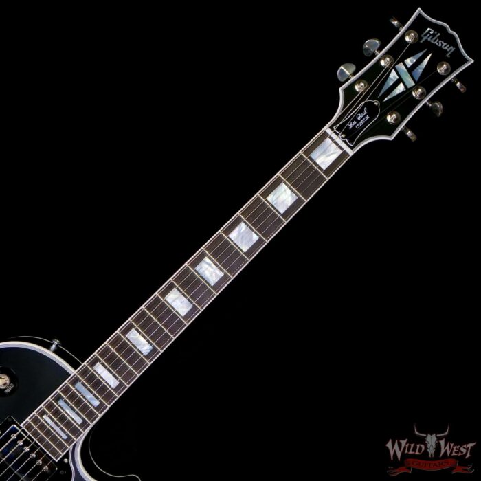 Gibson Custom Shop M2M Les Paul Custom Satin Ebony Finish Nickel Hardware 10.00 LBS - Image 4
