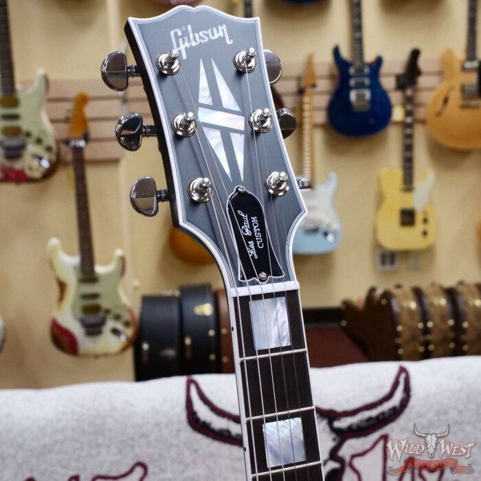 Gibson Custom Shop M2M Les Paul Custom Satin Ebony Finish Nickel Hardware 10.00 LBS - Image 6