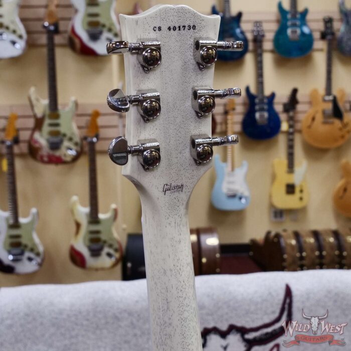 Gibson Custom Shop M2M Les Paul Custom Trans Pink 5A Quilt Maple Top White Doghair Back 10.10 LBS - Image 10