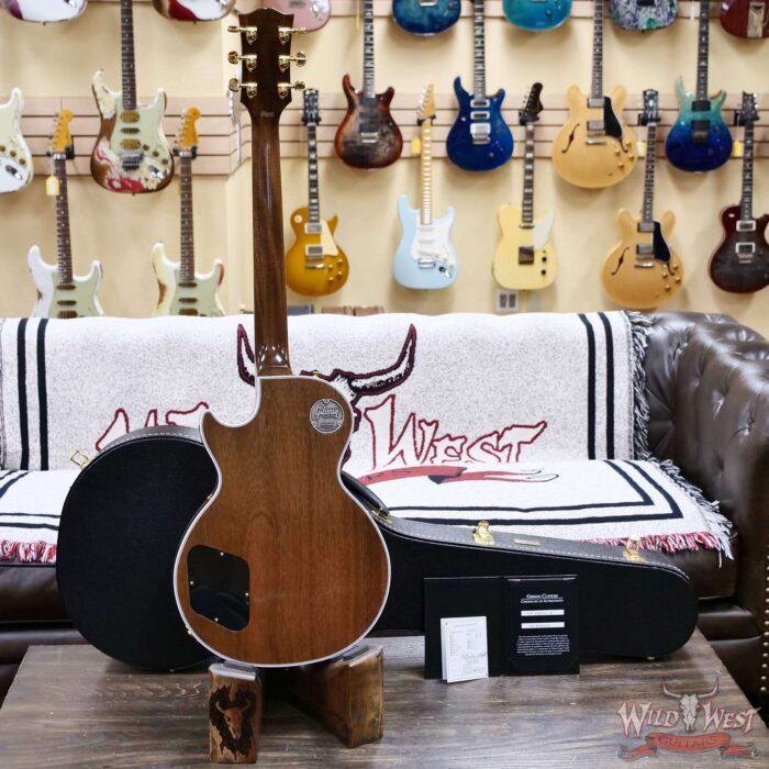 Gibson Custom Shop M2M Les Paul Custom Trans Pink 5A Quilt Maple Top 1-Piece Mahogany Body 9.65 LBS - Image 9