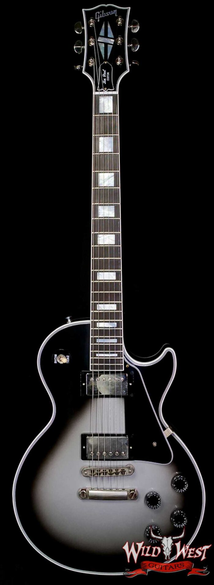 Gibson Custom Shop M2M Les Paul Custom VOS Silverburst 9.90 LBS - Image 1