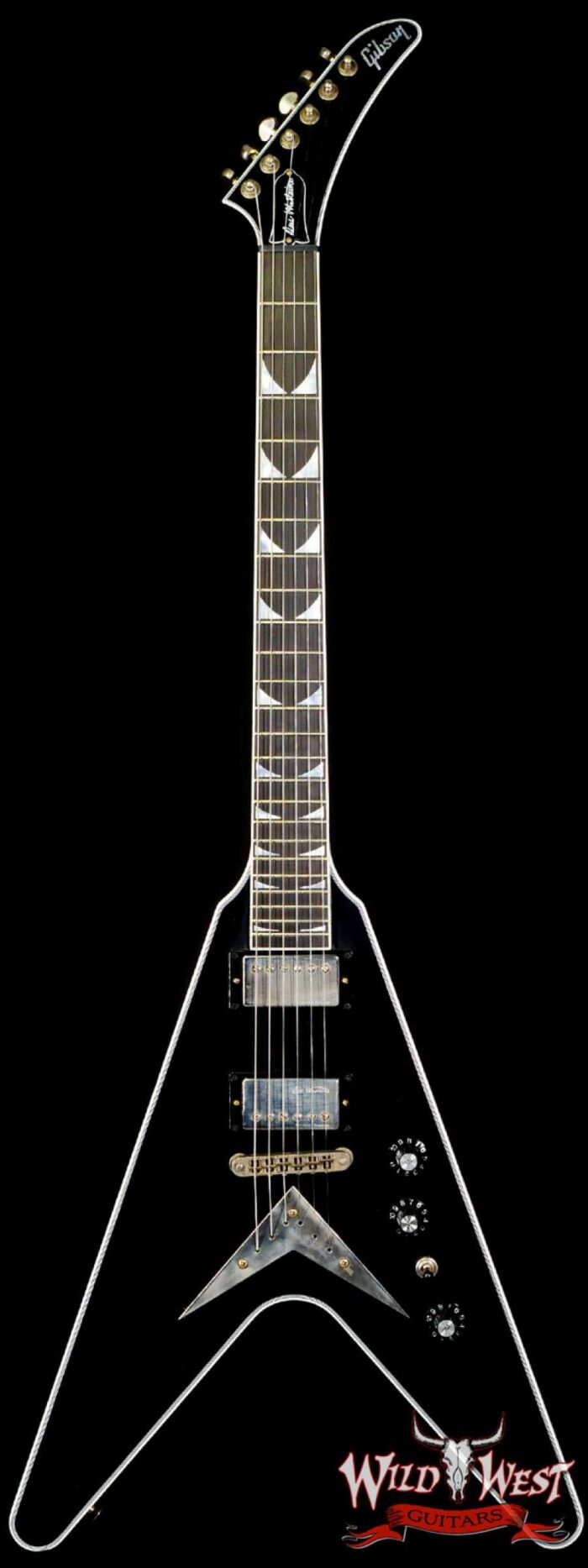 Gibson Custom Shop Limited Edition #46 Dave Mustaine Flying V EXP VOS Ebony - Image 1