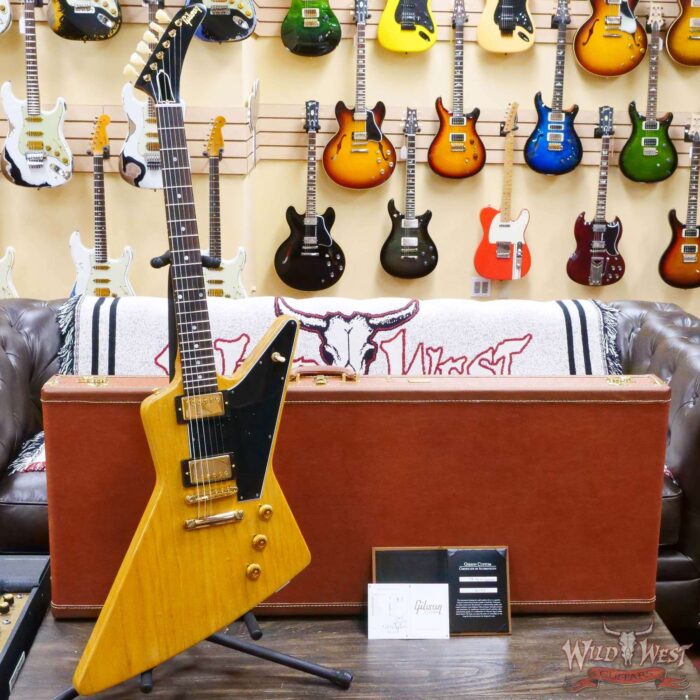Gibson Custom Shop 1958 Korina Explorer Reissue (Black Pickguard) - Image 6