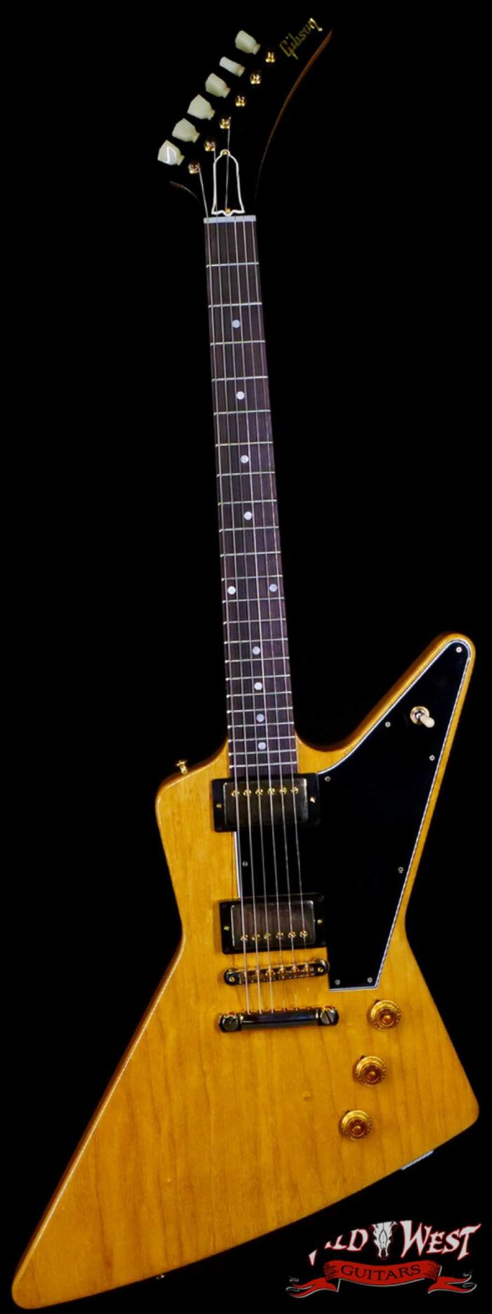 Gibson Custom Shop 1958 Korina Explorer Reissue (Black Pickguard) - Image 1