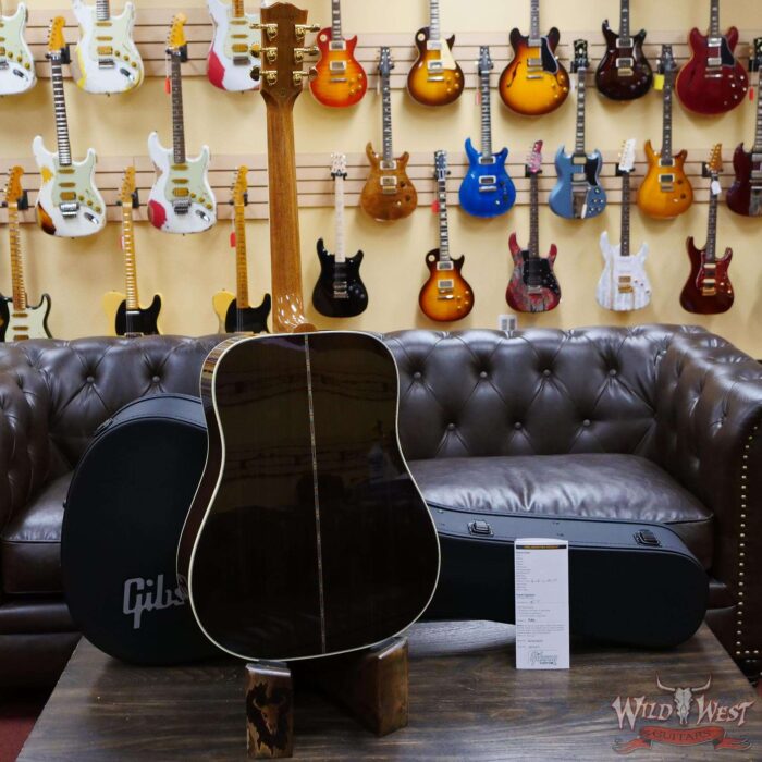Gibson Custom Shop Hummingbird Deluxe Rosewood Burst Electric-Acoustic Guitar - Image 9