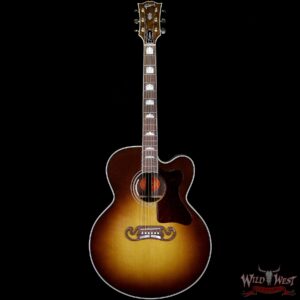 Gibson Custom Shop Montana Limited Edition J-200 Claro Walnut Cutway Sitka Spruce Top Honey Burst - Image 5