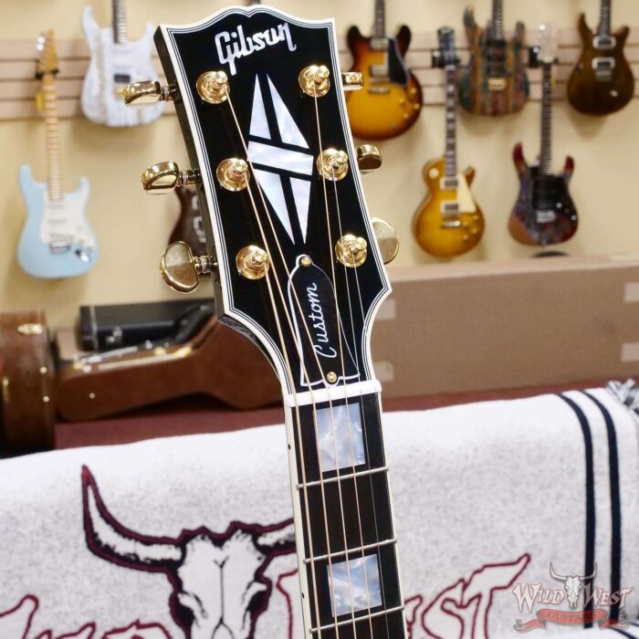 Gibson Custom Shop Modern Collection J-45 Custom Ebony 4.95 LBS - Image 6