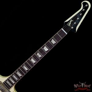 Gibson Custom Shop Johnny Winter 1964 Firebird V Polaris White Murphy Lab Aged #93 - Image 4