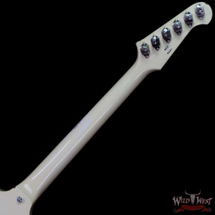 Gibson Custom Shop Johnny Winter 1964 Firebird V Polaris White Murphy Lab Aged #93 - Image 5