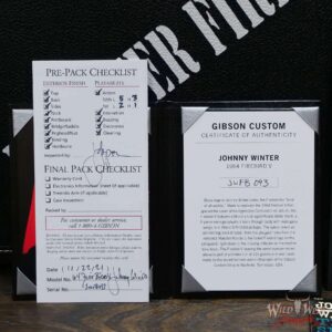 Gibson Custom Shop Johnny Winter 1964 Firebird V Polaris White Murphy Lab Aged #93 - Image 15