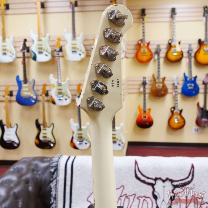 Gibson Custom Shop Johnny Winter 1964 Firebird V Polaris White Murphy Lab Aged #93 - Image 11