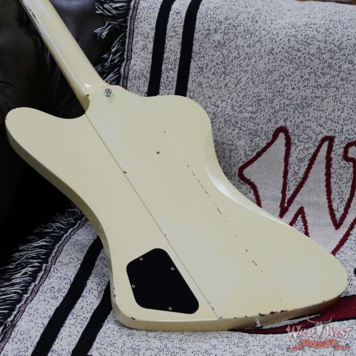 Gibson Custom Shop Johnny Winter 1964 Firebird V Polaris White Murphy Lab Aged #93 - Image 12
