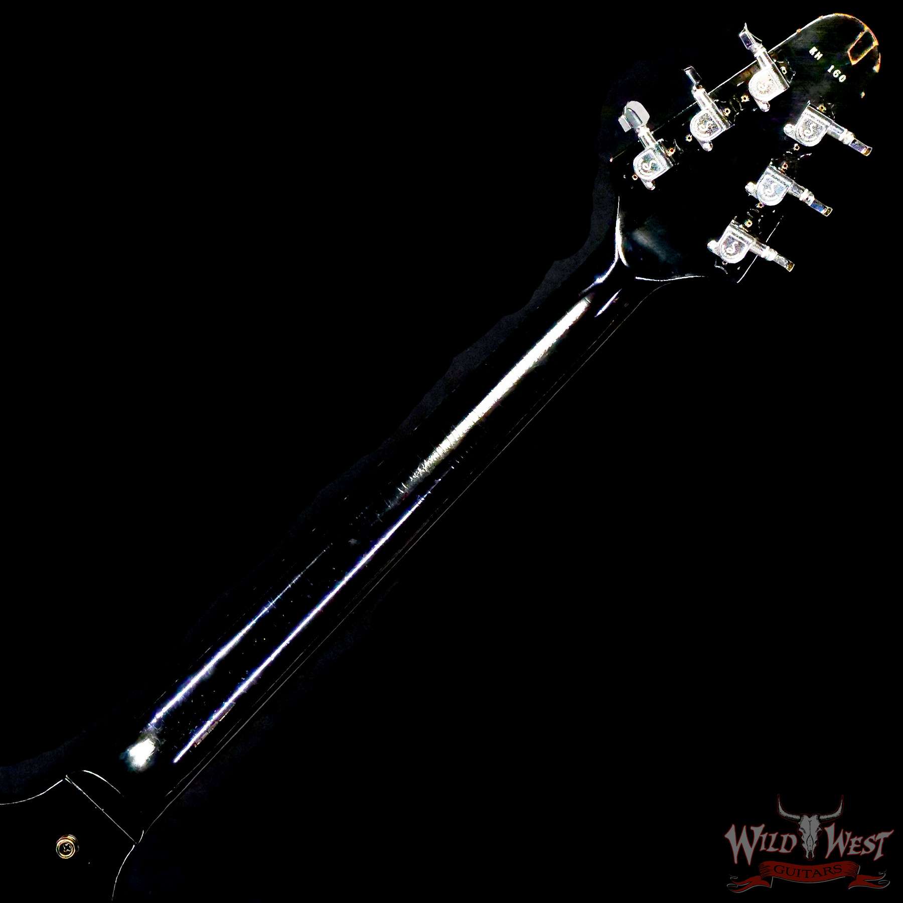 gibsoncs-kh160-c3__wwg.jpg Gibson Custom Shop Artist Collection Kirk Hammett 1979 Flying V Murphy Lab Aged Ebony - Image 5