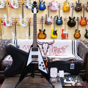 Gibson Custom Shop Artist Collection Kirk Hammett 1979 Flying V Murphy Lab Aged Ebony - Image 6