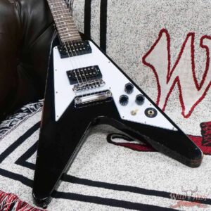 Gibson Custom Shop Artist Collection Kirk Hammett 1979 Flying V Murphy Lab Aged Ebony - Image 8