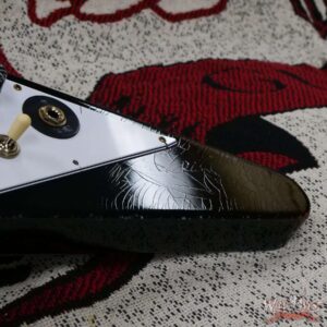 Gibson Custom Shop Artist Collection Kirk Hammett 1979 Flying V Murphy Lab Aged Ebony - Image 9