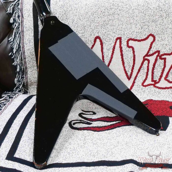 Gibson Custom Shop Artist Collection Kirk Hammett 1979 Flying V Murphy Lab Aged Ebony - Image 12