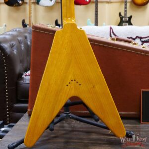 Gibson Custom Shop 1958 Korina Flying V Reissue Natural with Black Pickguard (Blemished) - Image 13