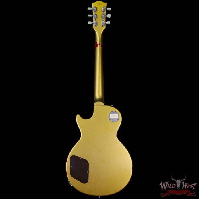 Gibson Custom Shop Les Paul Standard “Painted Over” Gold Top over Cherry Sunburst 8.1 Pounds - Image 6
