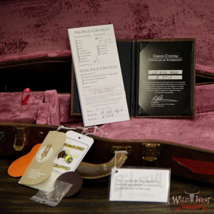 Gibson Custom Shop Les Paul Standard “Painted Over” Gold Top over Cherry Sunburst 8.1 Pounds - Image 16