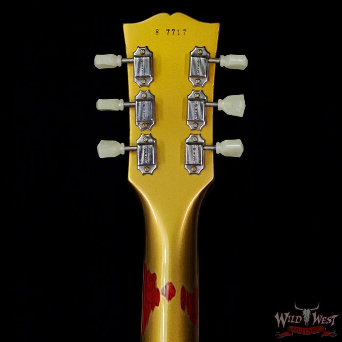 Gibson Custom Shop Les Paul Standard “Painted Over” Gold Top over Cherry Sunburst 8.1 Pounds - Image 11