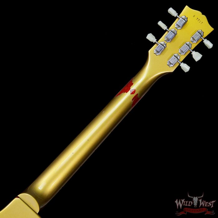 Gibson Custom Shop Les Paul Standard “Painted Over” Gold Top over Cherry Sunburst 8.1 Pounds - Image 10