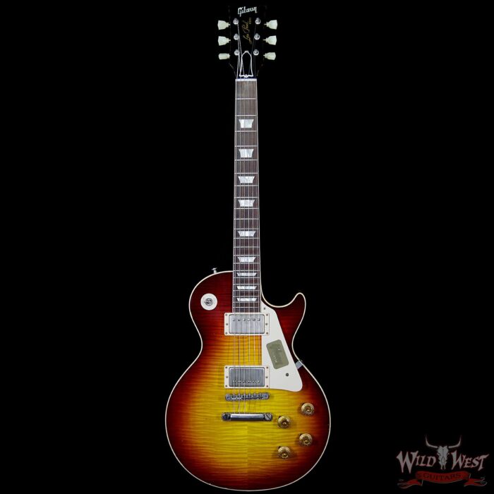 2016 Gibson Custom Shop Standard Historic 1958 Reissue R8 Les Paul Aged Bourbon Burst 8.70 Pounds - Image 5