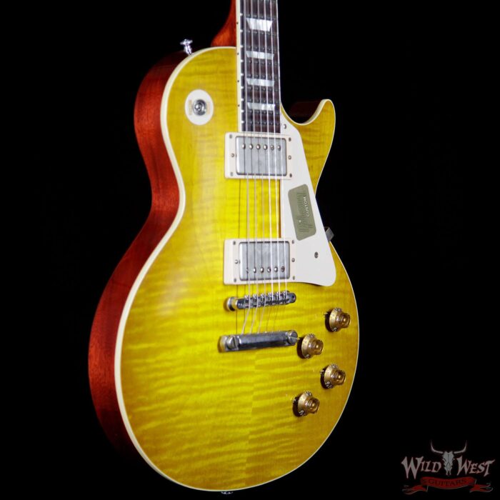 2016 Gibson Custom Shop Standard Historic Les Paul R8 VOS Lemon Burst 1958 Reissue 8.75 Pounds - Image 4