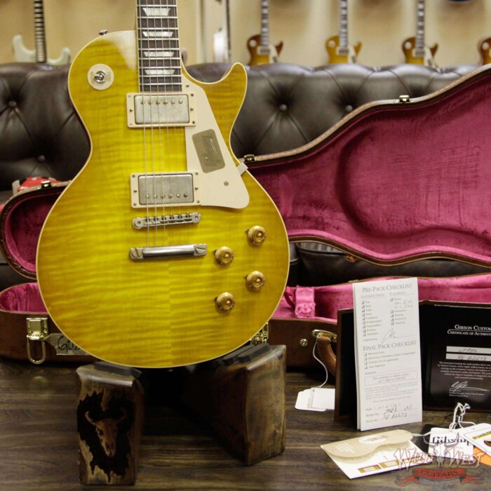 2016 Gibson Custom Shop Standard Historic Les Paul R8 VOS Lemon Burst 1958 Reissue 8.75 Pounds - Image 14