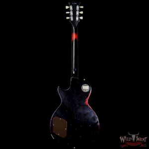 2017 Gibson Custom Shop Les Paul Standard “Painted Over” Aged Black over Cherry Sunburst 7.95 Pounds - Image 6