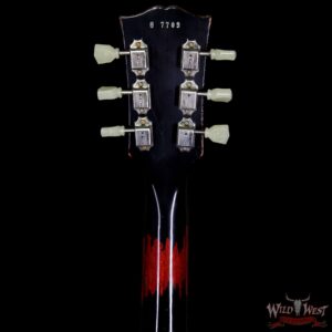 2017 Gibson Custom Shop Les Paul Standard “Painted Over” Aged Black over Cherry Sunburst 7.95 Pounds - Image 10