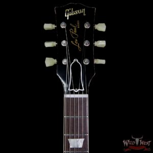 2017 Gibson Custom Shop Les Paul Standard “Painted Over” Aged Black over Cherry Sunburst 7.95 Pounds - Image 8