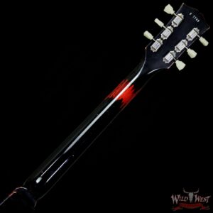 2017 Gibson Custom Shop Les Paul Standard “Painted Over” Aged Black over Cherry Sunburst 7.95 Pounds - Image 11