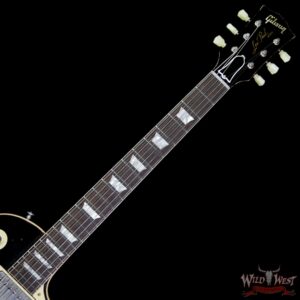 2017 Gibson Custom Shop Les Paul Standard “Painted Over” Aged Black over Cherry Sunburst 7.95 Pounds - Image 9