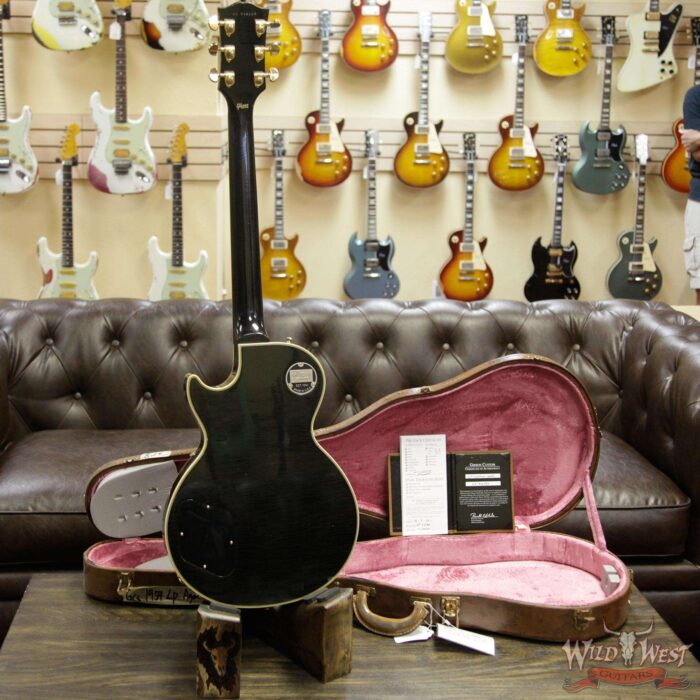 Gibson Custom Shop M2M Les Paul Custom Aged Ebony Fingerboard Ebony (Black) - Image 11