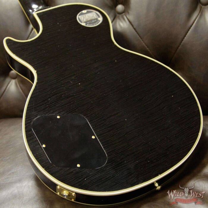 Gibson Custom Shop M2M Les Paul Custom Aged Ebony Fingerboard Ebony (Black) - Image 13