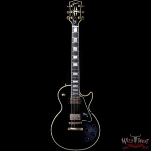 Gibson Custom Shop M2M Les Paul Custom Aged Ebony Fingerboard Ebony (Black) - Image 3
