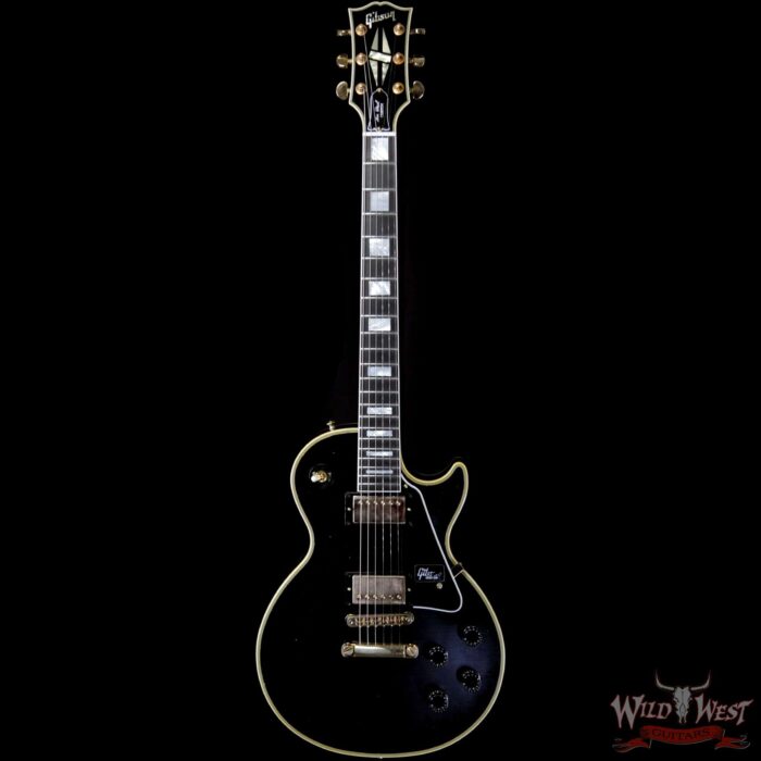 Gibson Custom Shop M2M Les Paul Custom Aged Ebony Fingerboard Ebony (Black) - Image 3