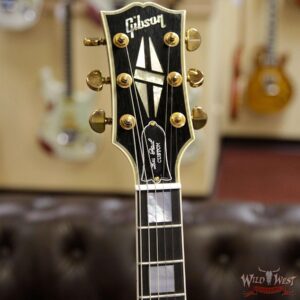 Gibson Custom Shop M2M Les Paul Custom Aged Ebony Fingerboard Ebony (Black) - Image 4