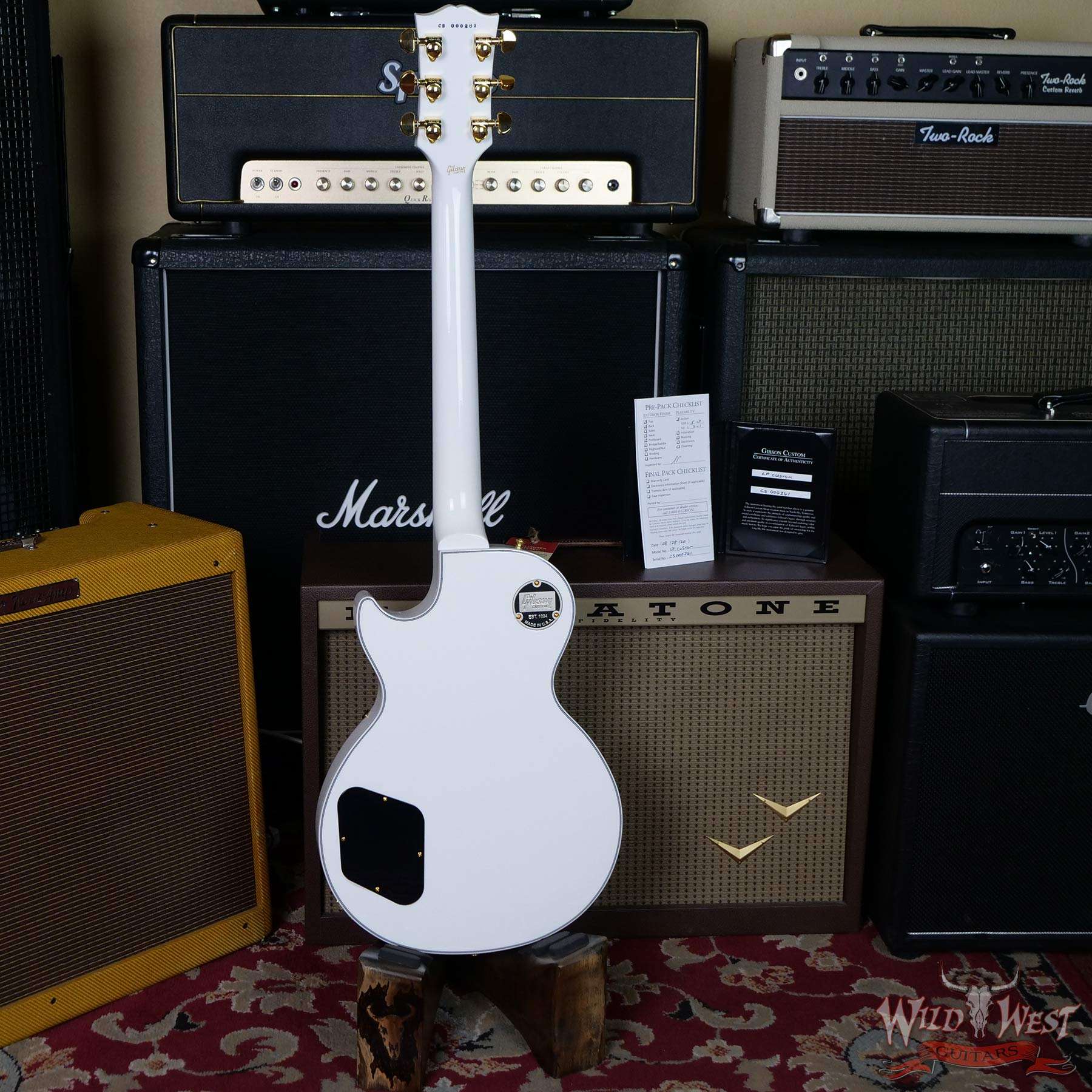 gibsoncs-lpc-aw-cs000261-d3__wwg.jpg Gibson Custom Shop Les Paul Custom Ebony Fingerboard Gloss Alpine White - Image 10
