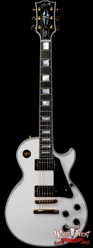 Gibson Custom Shop Les Paul Custom Ebony Fingerboard Gloss Alpine White